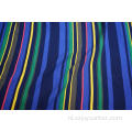 100% Viscose High Twist Crêpe Stripe Print Fabric